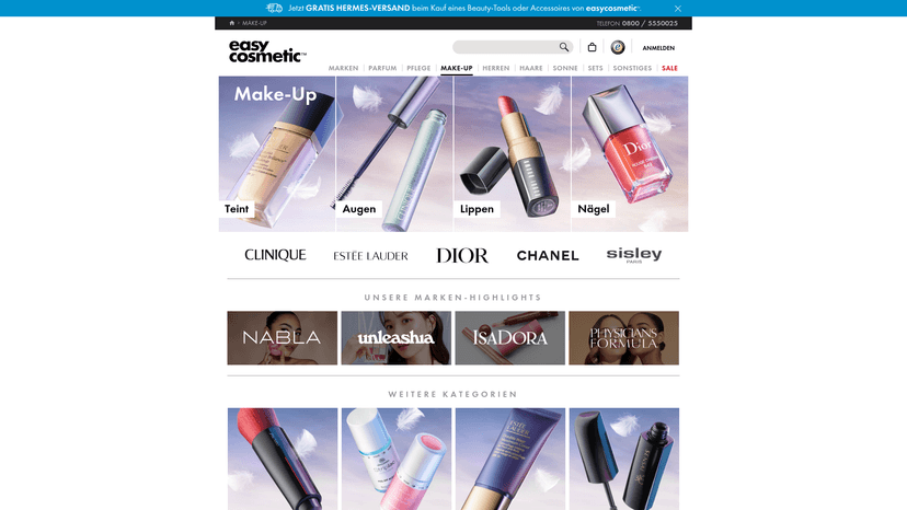 easycosmetic Make-up-Kategorie